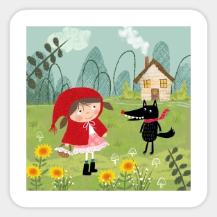 Little Red Riding Hood Sticker